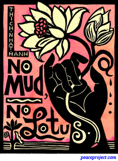 No Mud, No Lotus - Thich Nhat Hanh - Postcard | Peace Resource Project
