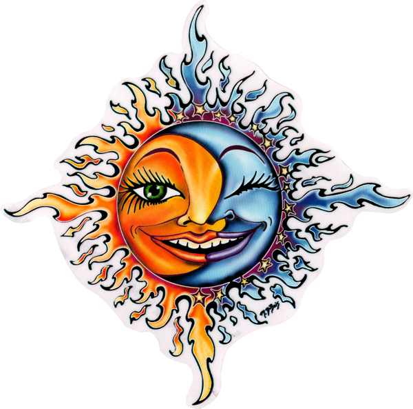 moon sun window sticker decal 5 quot x 5 quot peace moon sun window sticker decal 5 quot x 5 quot peace